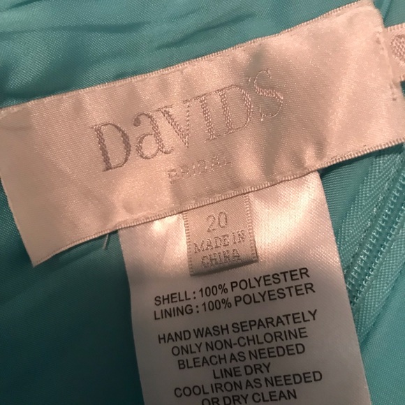 David’s Bridal Asymmetrical Dress - Picture 2 of 7